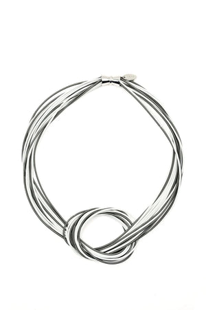 SL Piano Wire Knot Necklace