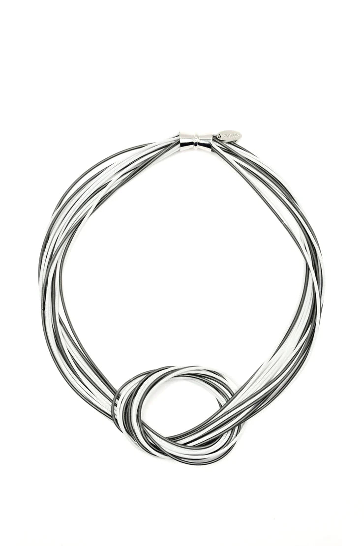 SL Piano Wire Knot Necklace