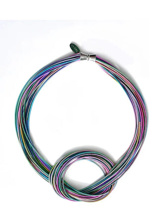 SL Piano Wire Knot Necklace