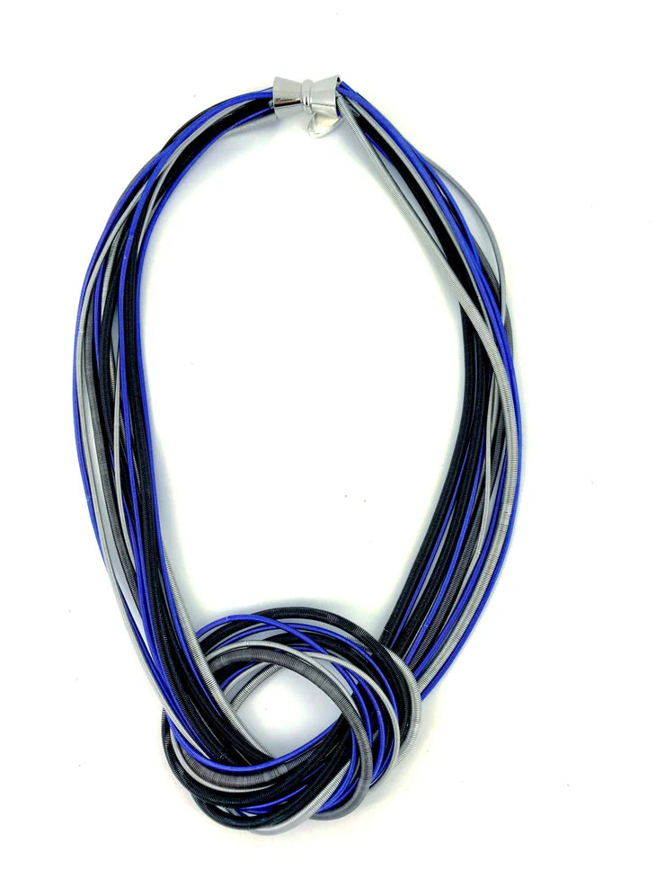 SL Piano Wire Knot Necklace