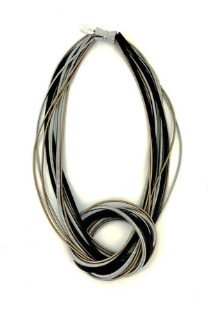 SL Piano Wire Knot Necklace