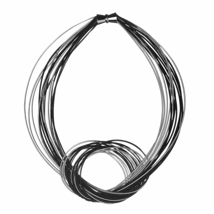 SL Piano Wire Knot Necklace