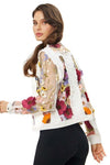 Boho Embroidered Jacket White