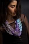 Open Weave Scarf Necklace